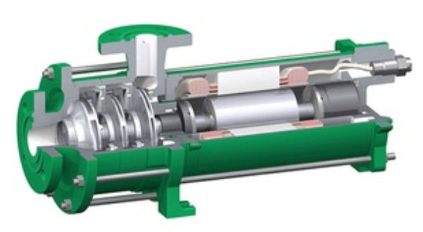 ปั๊มน้ำหลายใบพัดแนวนอนเครื่องทำความเย็นไฟฟ้าป้องกันปั๊ม Blm Type 2900r Min'